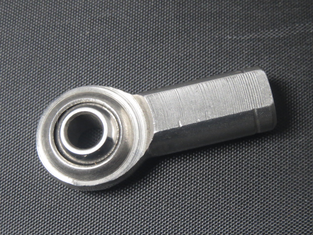 (image for) 10-32 STAINLESS FEMALE 2PC ROD END - TEFLON LINED - Click Image to Close